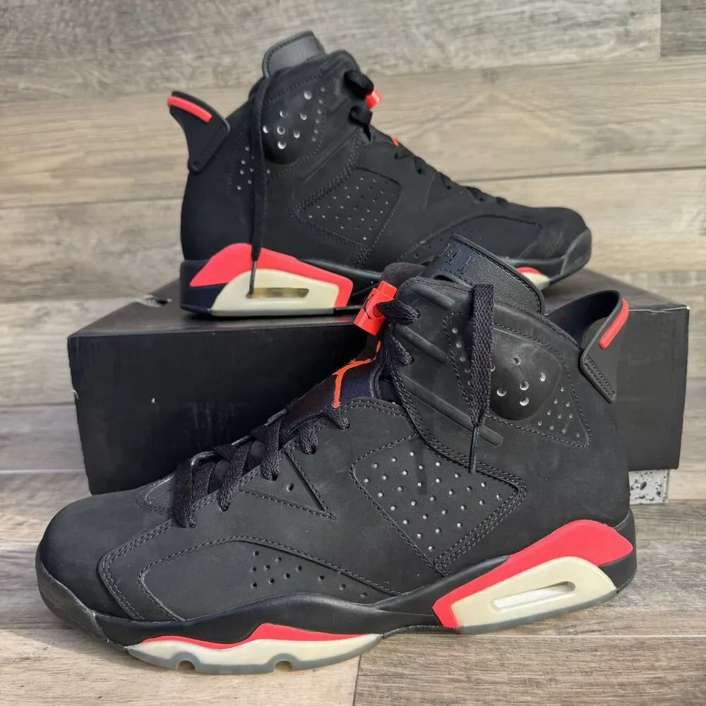 Size 9.5 - Jordan 6 Retro Infrared Black 2014